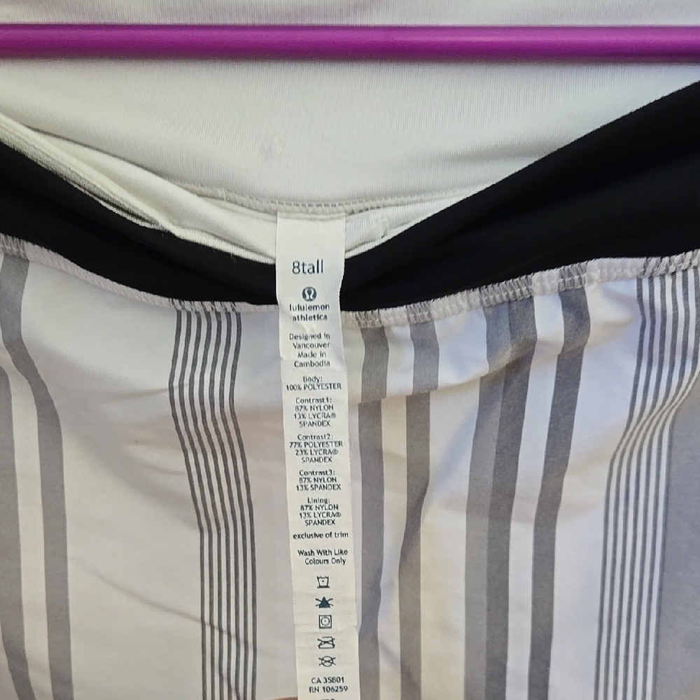 Lululemon Striped Skirt